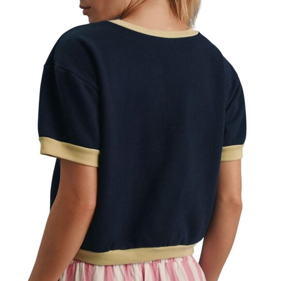 Anthropologie Daily Practice Womems M shrunken Vintage Sweatshirt Tee NWT - Picture 2 of 14